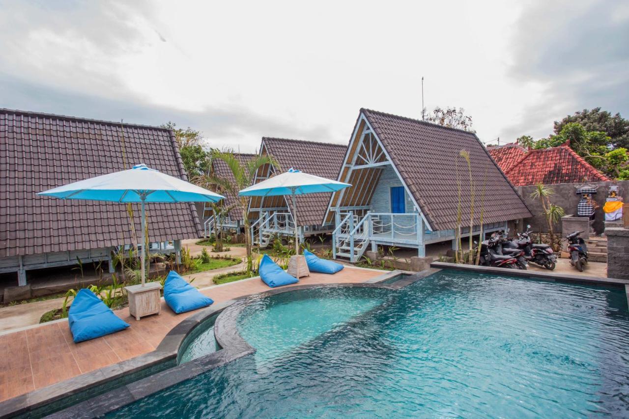 D'Yuki Huts Lembongan Villa Bagian luar foto
