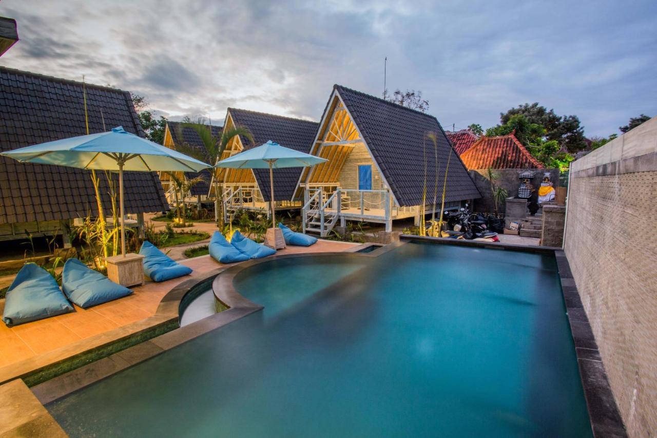 D'Yuki Huts Lembongan Villa Bagian luar foto